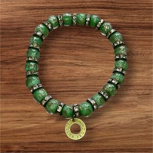 Atelier Zecchin Glass Bead Stretch Bracelet